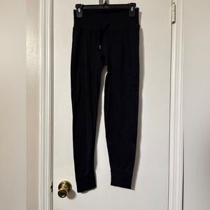 PINK active black joggers size small